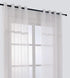 Cortina bordada com anéis tecidos 140*260cm - BOD HOME