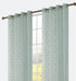 Cortina bordada com flores de algodão 140*260cm - BOD HOME