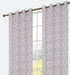 Cortina bordada com linhas cruzadas 140*260cm - BOD HOME