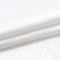 Cortina Confecionada com Tecido Sólido Florido Branco 140*260cm - BOD HOME