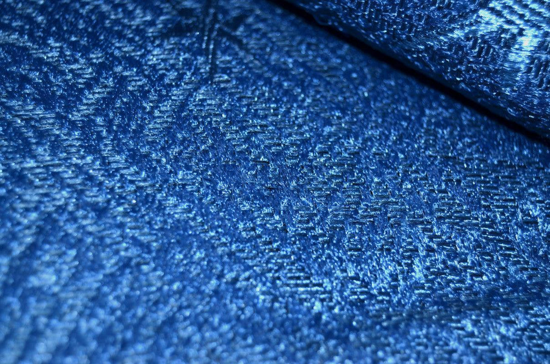 CORTINA DE CAMBRAIA LISA AZUL COM ESTRELAS 140*260cm - BOD HOME