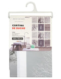 Cortina De Chuveiro Estampada Pena 180*180cm - BOD HOME