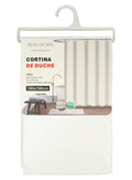 Cortina De Chuveiro Liso Branco 180*180cm - BOD HOME
