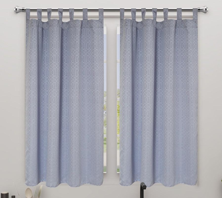 Cortina de cozinha com textura de linhas - BOD HOME