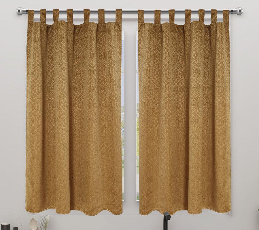 Cortina de cozinha com textura de linhas - BOD HOME