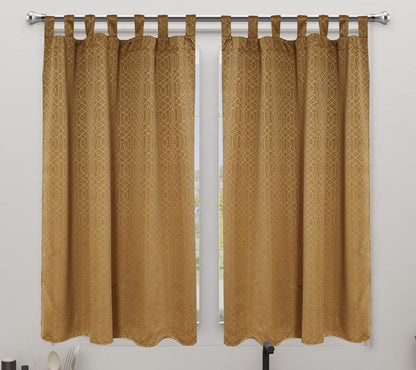 Cortina de cozinha com textura de linhas - BOD HOME