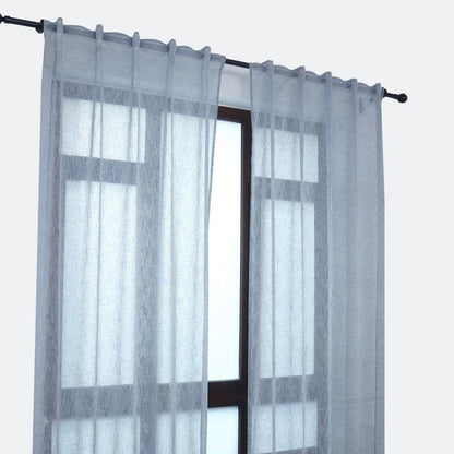 Cortina de linho com presilhas ocultas 140*260cm - BOD HOME
