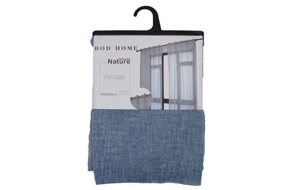 Cortina de linho com presilhas ocultas 140*260cm - BOD HOME