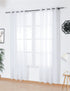 Cortina de linho com tecido leve e translúcido 140*260cm - BOD HOME