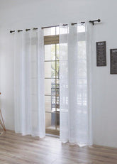 Cortina de linho com tecido translúcido 140*260cm - BOD HOME