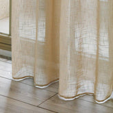 Cortina de linho com tecido translúcido 140*260cm - BOD HOME