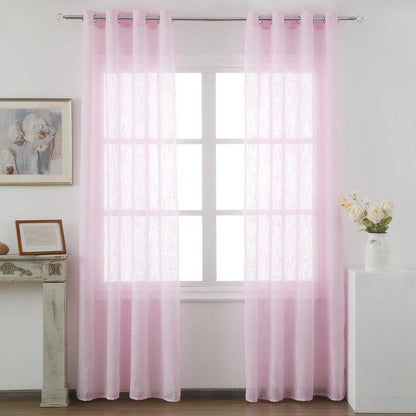 Cortina de linho com tecido translúcido 140*260cm - BOD HOME