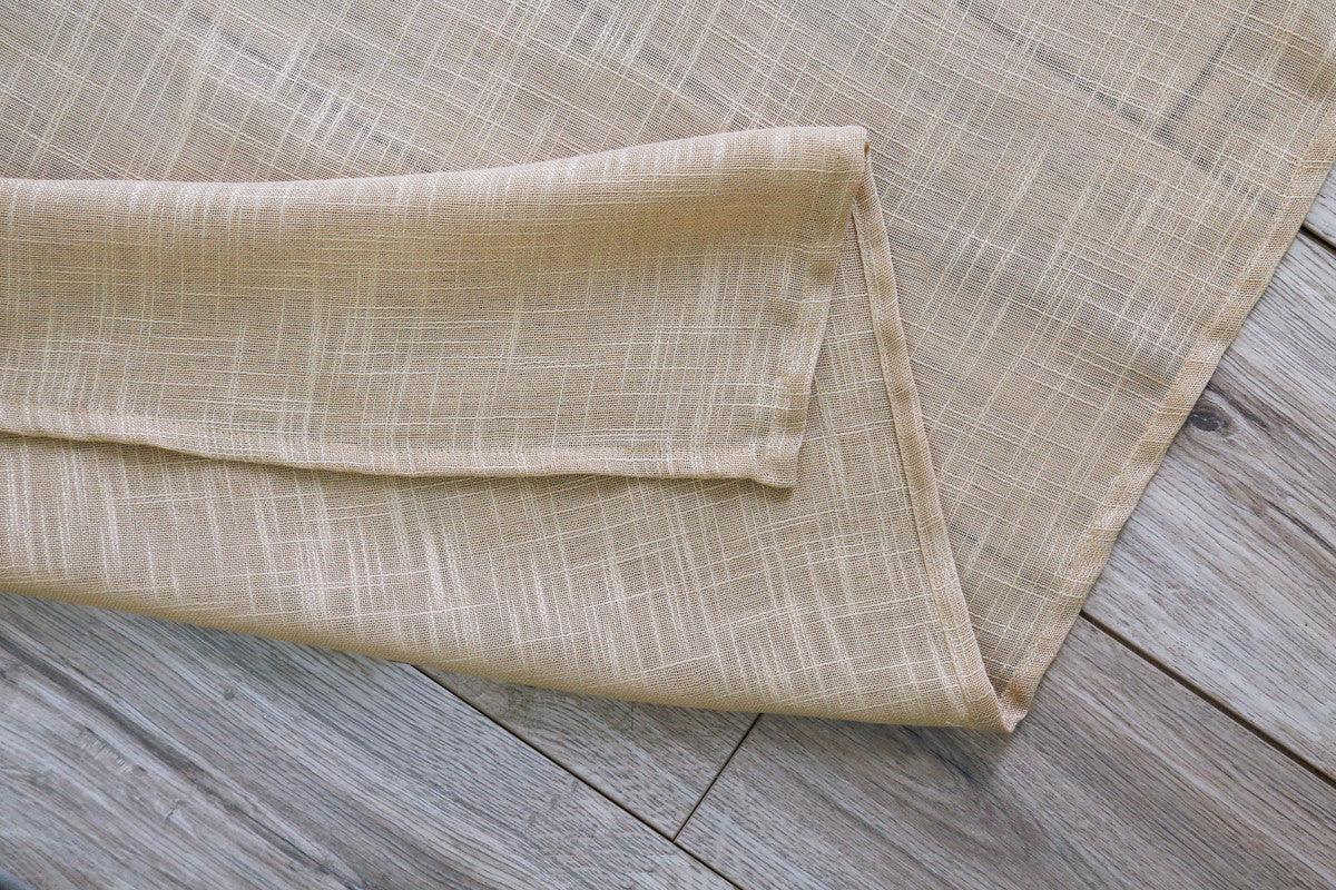 Cortina de linho com tecido translúcido 140*260cm - BOD HOME