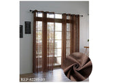 Cortina de linho com tecido translúcido 140*260cm - BOD HOME
