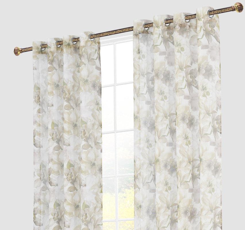 Cortina de linho estampada 140*260cm - BOD HOME