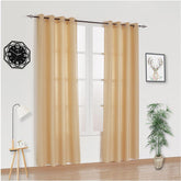 Cortina de Tecido Premium Bege 140*260cm - BOD HOME