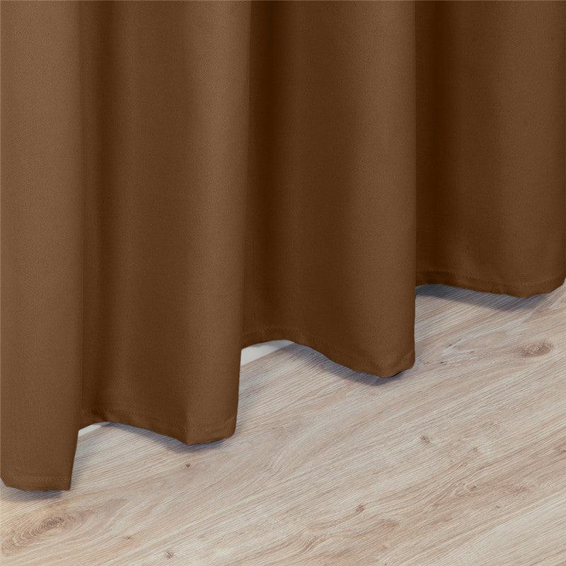Cortina de Tecido Premium Castanho 140*260cm - BOD HOME