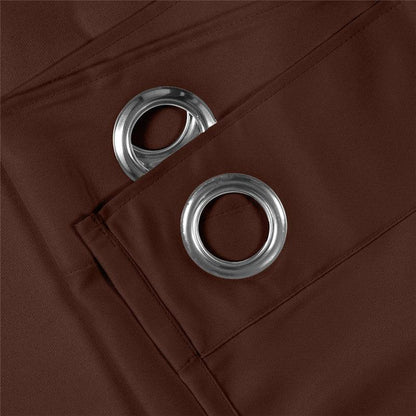 Cortina de Tecido Premium Castanho Escuro 140*260cm - BOD HOME