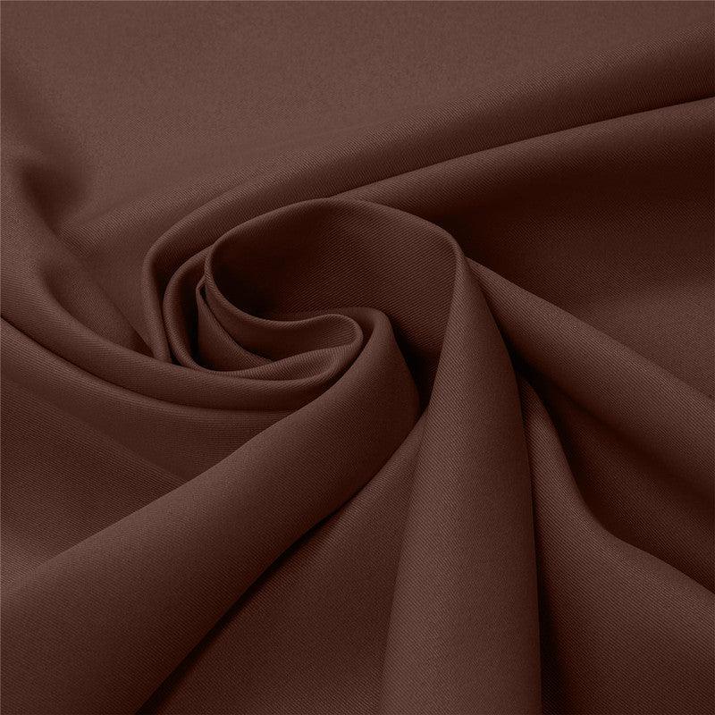 Cortina de Tecido Premium Castanho Escuro 140*260cm - BOD HOME