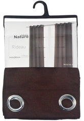Cortina de Tecido Premium Castanho Escuro 140*260cm - BOD HOME