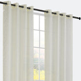 CORTINA DOLLY PONTO DE PRATA BEGE 140*260cm - BOD HOME