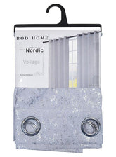 CORTINA DOLLY PONTO DE PRATA CINZENTO ESCURO 140*260cm - BOD HOME
