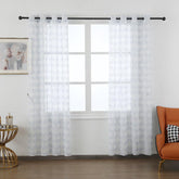 Cortina leve estampada com lanterna 140*260cm - BOD HOME