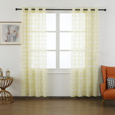 Cortina leve estampada com lanterna 140*260cm - BOD HOME