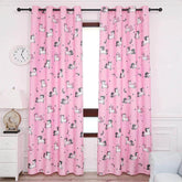 CORTINA OPACA COM ESTAMPA DE DESENHOS ANIMADOS-UNICÓRNIO ROSA 140*260cm - BOD HOME