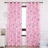 CORTINA OPACA COM ESTAMPA DE DESENHOS ANIMADOS-UNICÓRNIO ROSA 140*260cm - BOD HOME