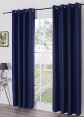 Cortina Opaca de Tecido de Alta Precisão com Efeito Térmico Azul 140*260cm - BOD HOME
