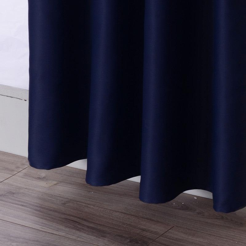 Cortina Opaca de Tecido de Alta Precisão com Efeito Térmico Azul 140*260cm - BOD HOME