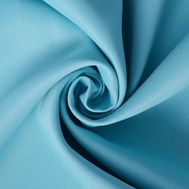 Cortina Opaca de Tecido de Alta Precisão com Efeito Térmico Azul Turquesa 140*260cm - BOD HOME