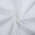 Cortina Tecido Encorpado com Padrão de Losango Branco 140*260cm - BOD HOME