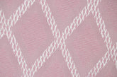 Cortina Tecido Encorpado com Padrão de Losango Rosa 140*260cm - BOD HOME