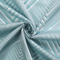 Cortina Tecido Encorpado com Padrão Geométrico Azul Turquesa 140*260cm - BOD HOME