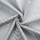 Cortina Tecido Encorpado com Padrão Geométrico Cinzo Claro 140*260cm - BOD HOME
